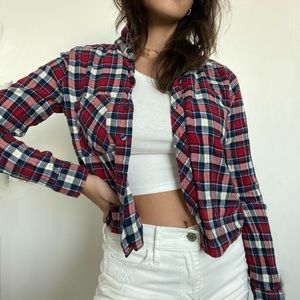 Button up plaid flannel